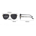 thumbnail image 2 of Men's Handsome UV Protective Metal Aviator Pilot Sunglasses., 2 of 5