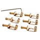 thumbnail image 1 of Soidarity 6 piezas de silla de montar de puente de guitarra eléctrica piezas de repuesto accesorio Accesorios para instrumentos musicales, 1 of 6