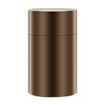 thumbnail image 1 of DOLITY Pot de Rangement Scellé en Aluminium Simple Contenant Anti-Odeurs pour Thé Café Sucre Brun, 1 of 9