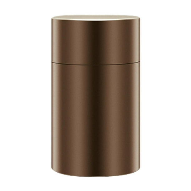 Contenedor de almacenamiento de aluminio portátil moderno compacto recipiente hermético lata de metal sellada para encimera de cocina de azúcar de marrón