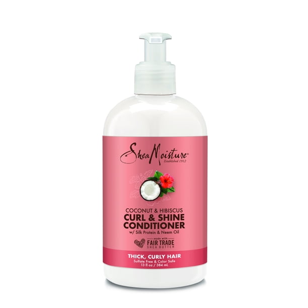 SheaMoisture Coconut & Hibiscus Curl & Shine Conditioner, 13 oz
