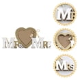 thumbnail image 2 of Cadre Photo de Mariage Mr and Mrs Cadre Photo en Bois Cadeau de Fiançailles de Mariage, 2 of 6