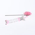 thumbnail image 4 of Flor Del Palillo Del Pelo de Flor de Horquil Del Moño Pin de Colgante Decoración - Rosado Soledad Palillos para el cabello para las mujeres, 4 of 8