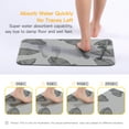 thumbnail image 6 of SVOHZAV Diatomaceous Earth Bath Mat Non-Slip Quick Drying Floor Mat Super Absorbent Fit Underdoor Mat for Shower Bathroom Sink Floor Rug 23.6" L x 15.4" W (60 * 39 cm,Rectangle)-(Banana Leaf), 6 of 7