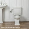 thumbnail image 4 of Cameron Sky Blue Toilet Seat, Non Slip Heavy Duty Wood, Easy Clean, Round, 4 of 4