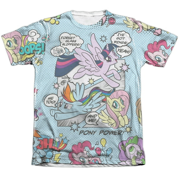 My Little Pony Tv - Pony Comic - Short Sleeve Shirt - Medium