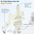 thumbnail image 4 of RV Toilet Water Valve Kit 385311641 - Compatible with 300, 301, 310 Models, 4 of 5