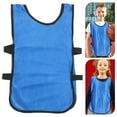 thumbnail image 6 of FUEENIRVA 6Pcs Pinnies Kids Training Waistcoat Blue Polyester Lightweight Scrimmage Vests for Team Sports for Fan Gear, 6 of 9