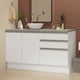 thumbnail image 2 of Mueble Modulo Para Baño Gabinete Lavabo Madesa 140cm BB, 2 of 10