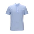 thumbnail image 5 of DxhmoneyHX Mens Short Sleeve Shirts V Neck Half Button Quick Dry Moisture Henley T Shirt Loose Fit Summer Collared Golf Tops with Pocket, 5 of 8