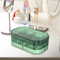 thumbnail image 6 of Jewelry Storage Box Earring Tray 3 Layer Jewelry Organizer Women Jewelry Box Green, 6 of 8