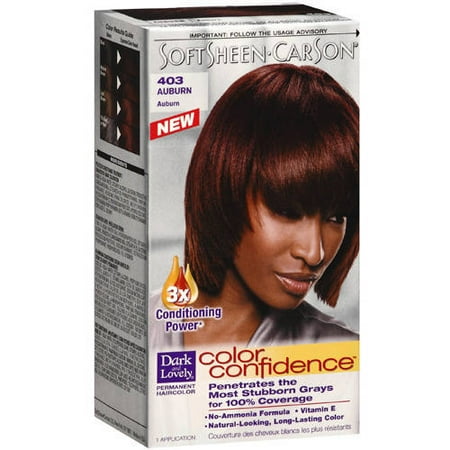 Dark & Lovely Color Confidence Permanent Hair Color, Auburn 403