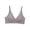 Grey, variant on Gymayou Women's Wireless Seamless Bra Full Coverage Deep V Bralettes Softly Padded Comfort Bra with Adjustable Straps for Everyday Support Beige L