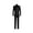 3pcs Black, variant on Boys Suit, Toddler Kids Teenager Suits for Boys Formal Wear Ring Bearer Outfit Dress Clothes Slim Fit