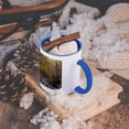 thumbnail image 5 of 3dRose, USA, Indiana, McCormics Creek State Park - US15 AMI0238 - Anna Miller, 15oz Two-Tone Blue Mug, 5 of 7