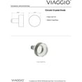 thumbnail image 7 of Viaggio Qadclc_Sd Quadrato Solid Brass Non-Turning One-Sided Dummy Door Knob - Chrome, 7 of 7