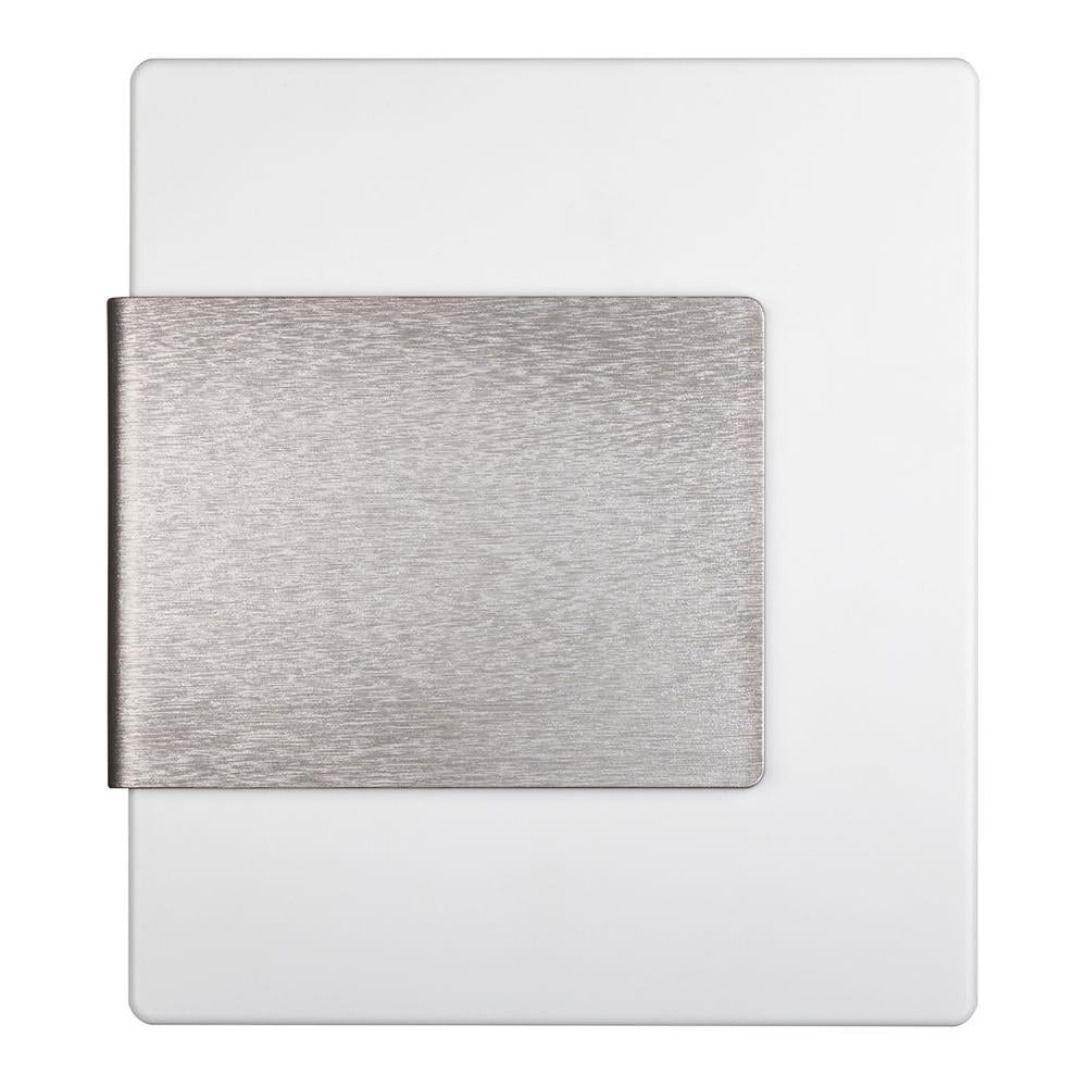 Hampton Bay Wireless or Wired Door Bell, White with Brushed Nickel Accent <i>(Store Return)</i> - Walmart.com