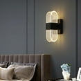 thumbnail image 1 of Lámpara de pared Colco Lámpara de pared acrílico LED moderno decoración Líneas de rayas negras, 1 of 8