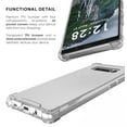 thumbnail image 2 of Étui pour Note 8, Aquaflex Transparent TPU [Anti-Choc] Mince avec Dos Rigide pour Samsung Galaxy SM-N950, 2 of 5