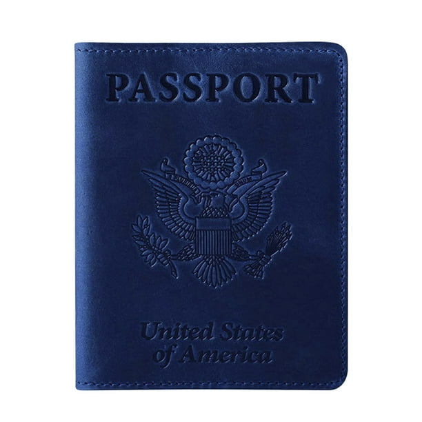 Oxodoi Passport Holder with Vaccine Card Slot, Multifunctional Leather