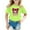 Mint Green, variant on WEIYLL Girls Graphic T-Shirts Cute Cartoon Print Crew Neck Short Sleeve Summer Casual Activewear Tops for 3-4 Years