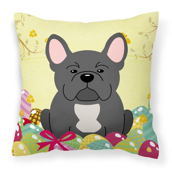 Easter Eggs Design Dog Art Fabric Decorative Pillow