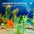 thumbnail image 4 of RENACLIPY 2Pcs Fish Tank Ornament Plastic Plants for Underwater Landscape 3.14X1.97X11.00in, 4 of 5
