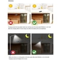 thumbnail image 4 of Luces solares de seguridad inalámbricas luces solares para cercas 3 modos de iluminación sensor de movimiento rotación de 360 ​​grados para patio ANGGREK Otros, 4 of 8