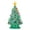Emerald, variant on Milltown Merchants Multicolor Tabletop Christmas Tree, Ceramic Green, 11.5"