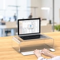 thumbnail image 4 of Soporte de monitor Beimu acrílico blanco para iMac MacBook, 4 of 7