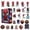 C01, variant on 24 Days Superhero Advent Calendar 2026, Christmas Countdown Blind Box Featuring 3D Miniature Hero Figures, Collectible Desktop Toys Party Favors Gifts for Boys