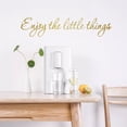 thumbnail image 2 of Enjoy The Little Thing Quotes Wall Decals Decorative Stickers Art Home Decor, 2 of 7