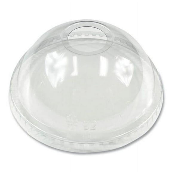 Boardwalk BWKPET910DOME 9-10 oz Pet Cold Cup Dome Lids, Clear - 1000 Count