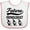 White and Pink, variant on Inktastic Future Pathologist Scientist Boys or Girls Baby Bib