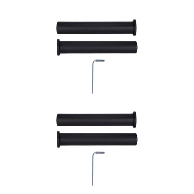 Sonducket 2 piezas manguito adaptador de barra de pesas con llave en forma de L para levantamiento de pesas 48mm x 300mm cabeza plana Cabeza plana de 48 mm x 300 mm 2Conjunto