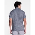 thumbnail image 3 of Birdie Bound Melange Print Golf Polo Shirt, Men's Sizes XS-4XLT, 3 of 5