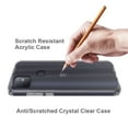 thumbnail image 5 of T-Mobile REVVL 4 Plus Case, Clear Transparent Bumper Shockproof Hybrid Protective Cover (Black), 5 of 5