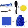 thumbnail image 3 of Car Cleaning Brush Set, 15 PCS Multifunctional Car Cleaning Brush Kit for Interior & Exterior, Car Brush Cleaning Kit for Car Beauty/Engine/Wheel/Panels, 3 of 5