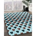 thumbnail image 2 of Ahgly Company Indoor Rectangle Patterned Black Cow Black Area Rugs, 5' x 8', 2 of 6