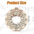 thumbnail image 2 of Wooden Melody Tool, Round Circle of Fifths Wheel Melody Chord Tool Music Transpose Accessories Wood, 2 of 5
