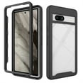 thumbnail image 1 of ELEHOLD Clear Case for Google Pixel 7A,Rugged Transparent Clear Back Shell Shockproof Flexible Bumper Scratch-Resistant Non-Yellowing Case for Google Pixel 7a,Black, 1 of 6