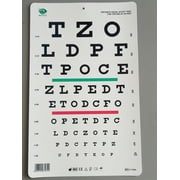 Snellen Translucent Distance Vision Testing Chart
