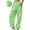 Green, variant on Woemn's Sweatpants Elastic Waist Solid Cuffed Joggers with Pockets Beige 2XL