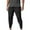 Black, variant on Athletic Joggers for Men with Quick-Dry Moisture-Wicking Fabric, Secure Zipper Pockets, Flexible Waistband and Modern Design for Gym, Running, Sports or Lounging