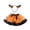 Orange, variant on LILIYA Halloween Tutu Skirt with Bow, Print Dance Skirt for Girls, Party Outfit with Hairband Set