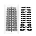 thumbnail image 1 of 240 piezas puntiagudas elipse uñas postizas uñas para extensión de uñas manicura salón uso Abanopi Punta de uñas, 1 of 6