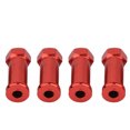 thumbnail image 3 of Adaptador de extensión de 30 mm de cubo hexagonal de rueda de 12 mm para camión Traxxas Slash 4X4 1/10 (12 * 30 mm, rojo), 3 of 11
