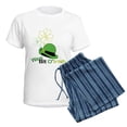 thumbnail image 5 of CafePress - Wee Bit Oirish Women's Light Pajamas - Women's Short Sleeve Print T-Shirt and Pants Light Cotton Pajama Set, 5 of 7