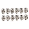 thumbnail image 4 of Skull Rivets, Fashionable 200 Sets  Skull Prong Stud  For Belts Gold,Silver,Silver Black, 4 of 8
