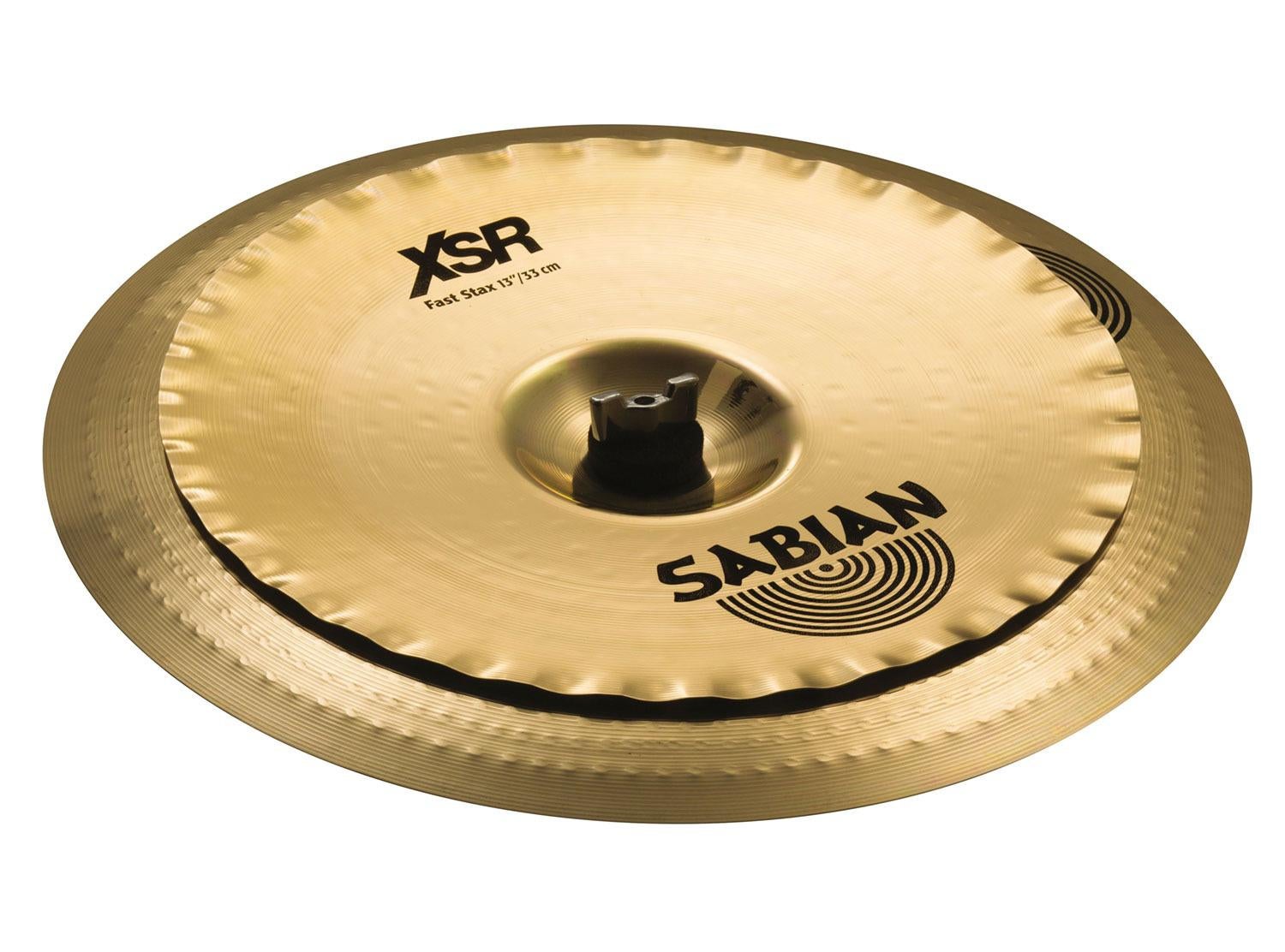 Sabian XSR Fast Stax Cymbals 13 in 16 in Medium Thin Cast Alloy Brilliant